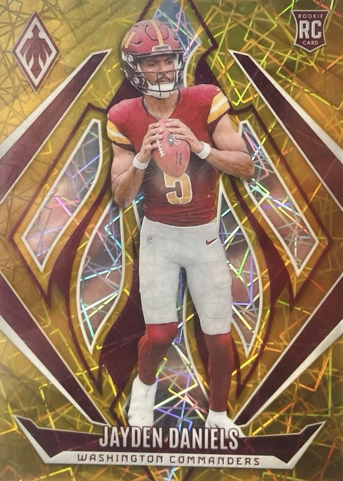 Jayden Daniels 2024 Phoenix #198 Gold Lazer /10 Price Guide