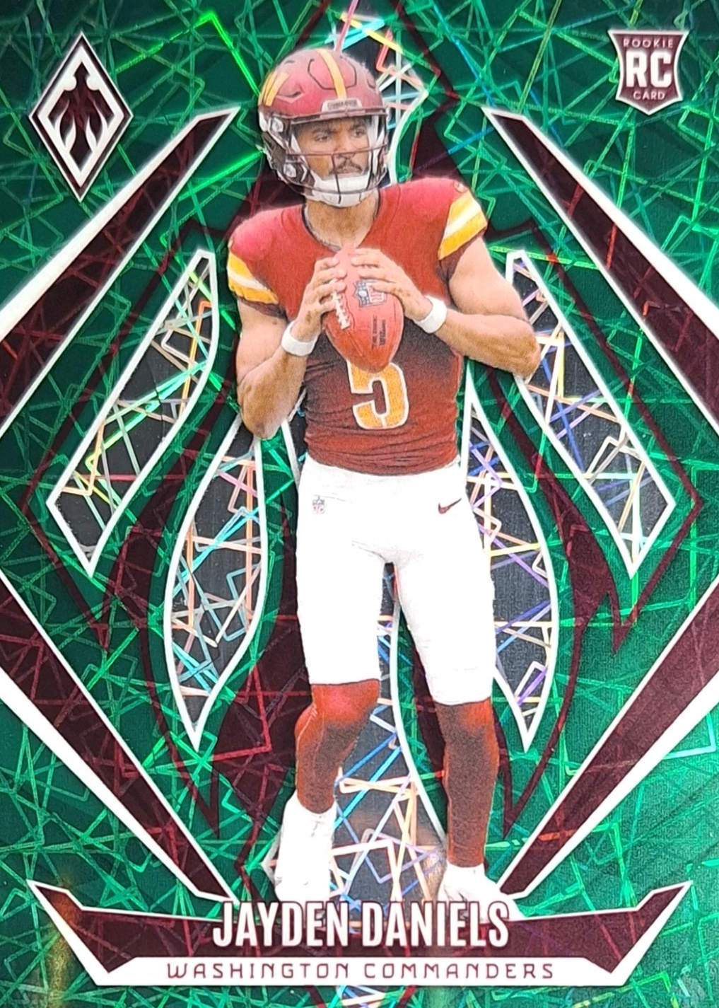 Jayden Daniels 2024 Phoenix #198 Green Lazer /50 Price Guide