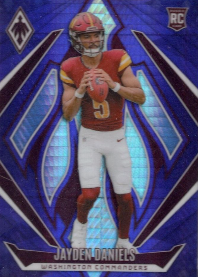 Jayden Daniels 2024 Phoenix #198 Purple Hyper Price Guide - Sports