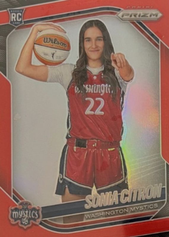2025 Prizm WNBA #148 Rookie Variation - Red /299