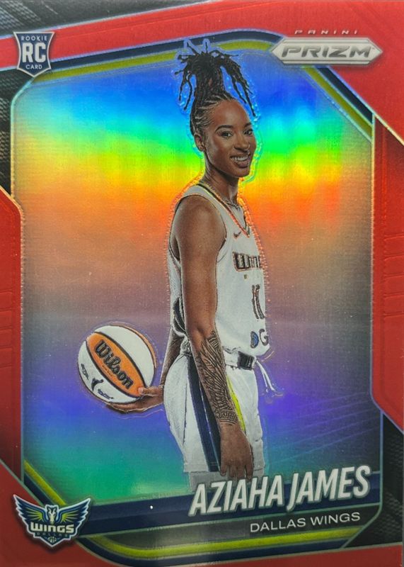 2025 Prizm WNBA #141 Rookie Variation - Red /299