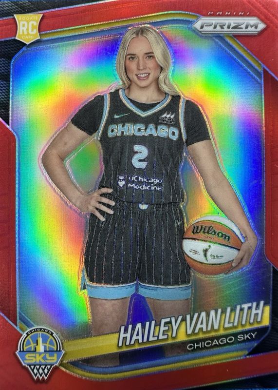 2025 Prizm WNBA #139 Rookie Variation - Red /299