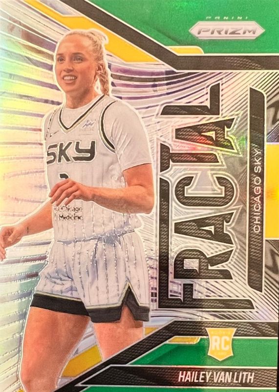 2025 Prizm WNBA #15 Fractal - Green