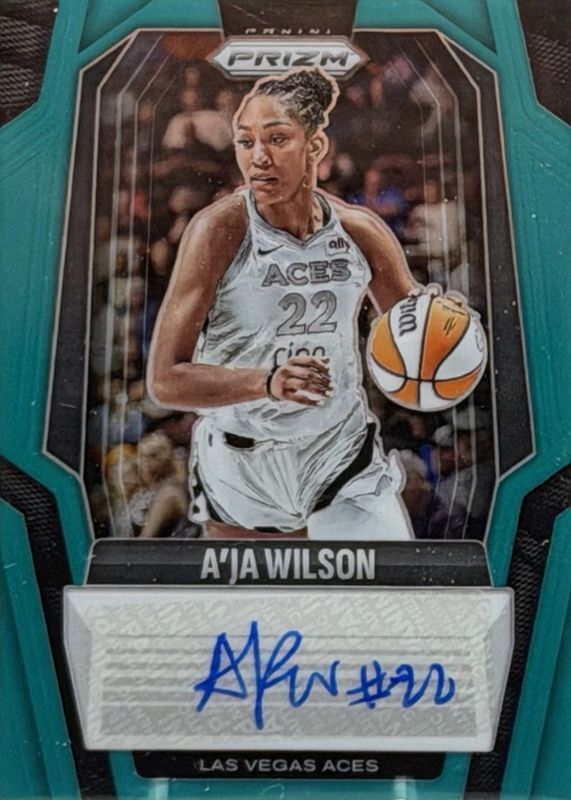 2025 Prizm WNBA #SG-AW Signatures - Teal /35