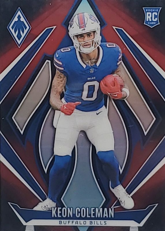 Keon Coleman 2024 Phoenix #213 Red Fade /299 Rookie RAW