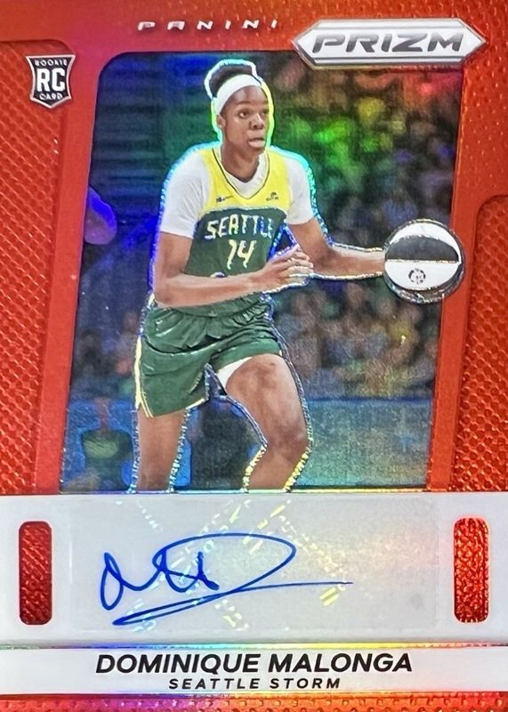 2025 Prizm WNBA #TB-DM Throwback Signatures - Red /99