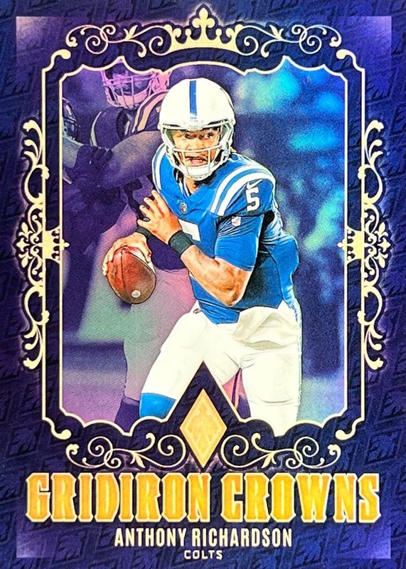 Anthony Richardson 2024 Phoenix #GC-ARN Gridiron Crowns /(SSP) RAW