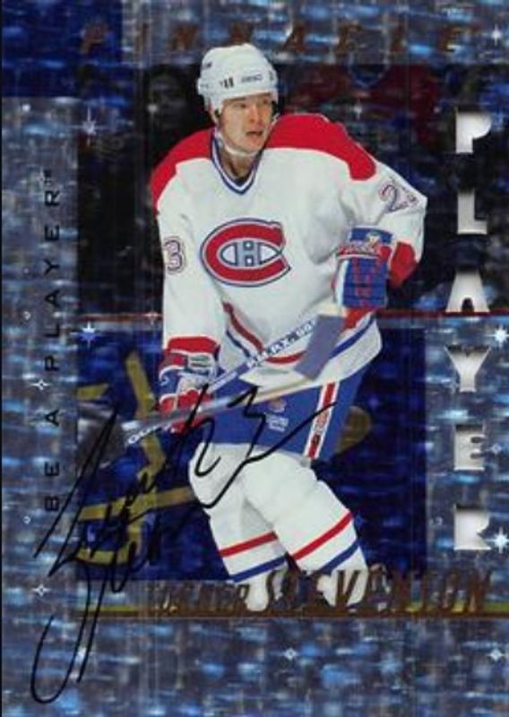 1997 Pinnacle Be a Player #181 Autographs Prismatic Die-Cut