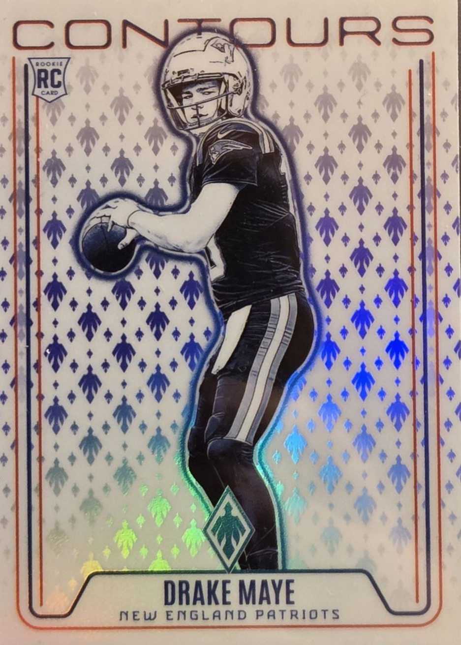 Drake Maye 2024 Phoenix #CON-DME Contours - Hyper Price Guide - Sports ...