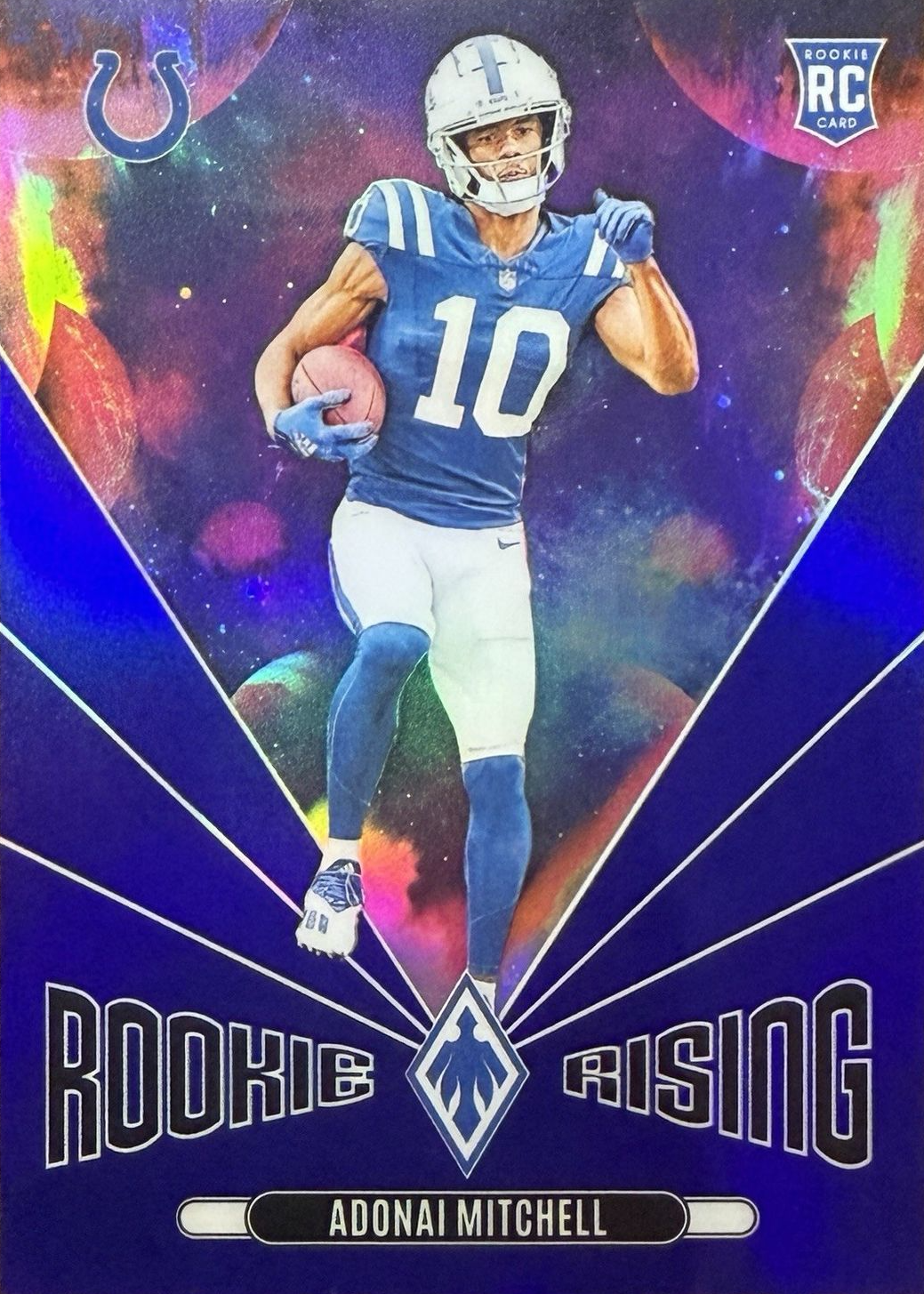 Adonai Mitchell 2024 Phoenix #RR-AML Rookie Rising - Purple Price Guide ...