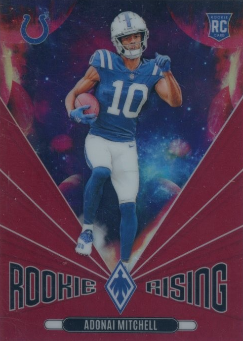 Adonai Mitchell 2024 Phoenix #RR-AML Rookie Rising - Red /99 Price ...