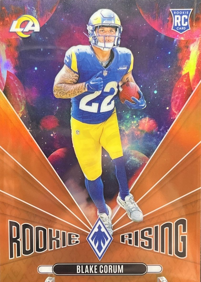 Blake Corum 2024 Phoenix #RR-BCM Rookie Rising - Orange Price Guide ...