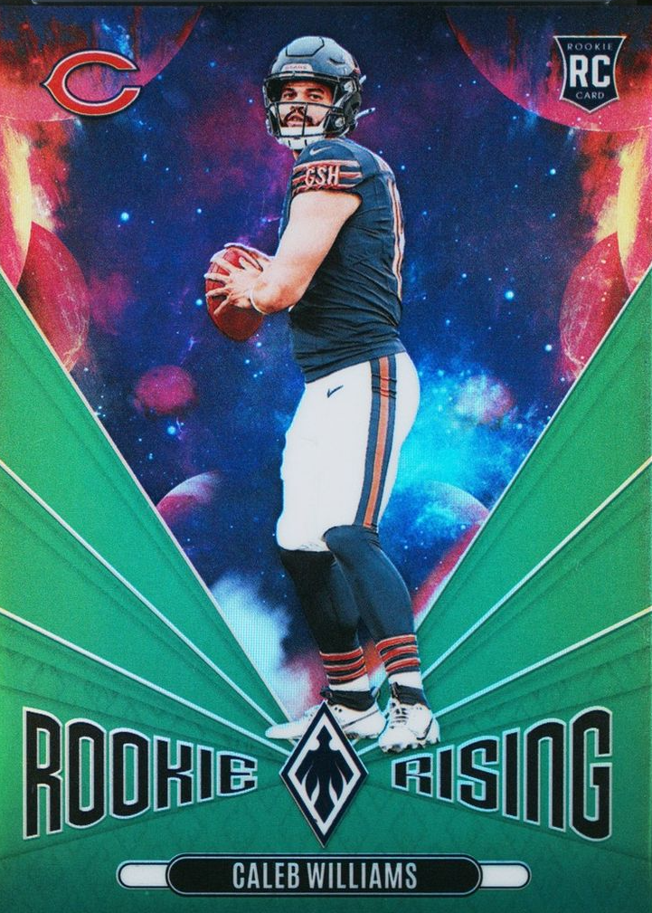 Caleb Williams 2024 Phoenix #RR-CWS Rookie Rising - Green /25 Price ...