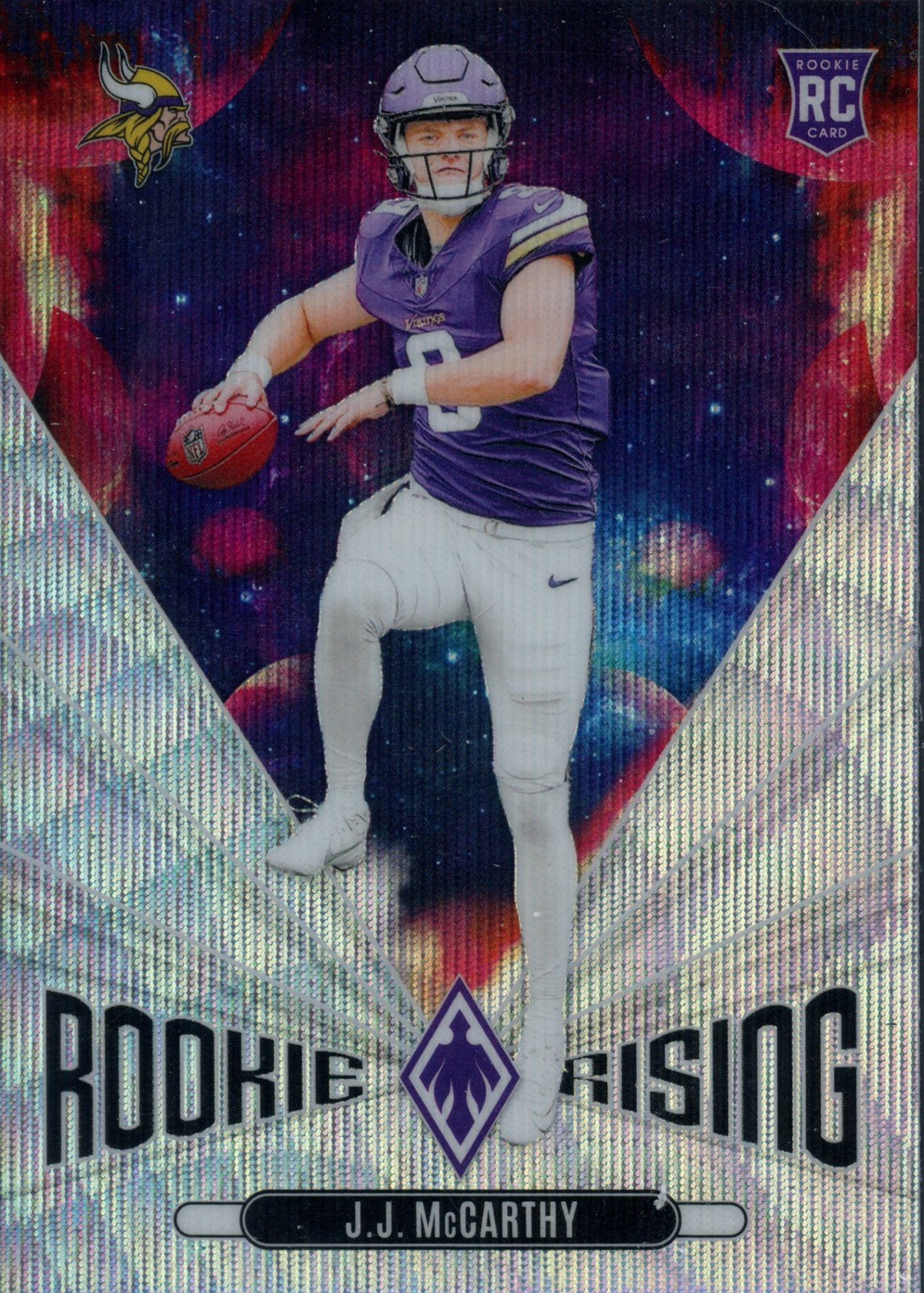 JJ McCarthy 2024 Phoenix #RR-JMY Rookie Rising - Hyper Price Guide ...