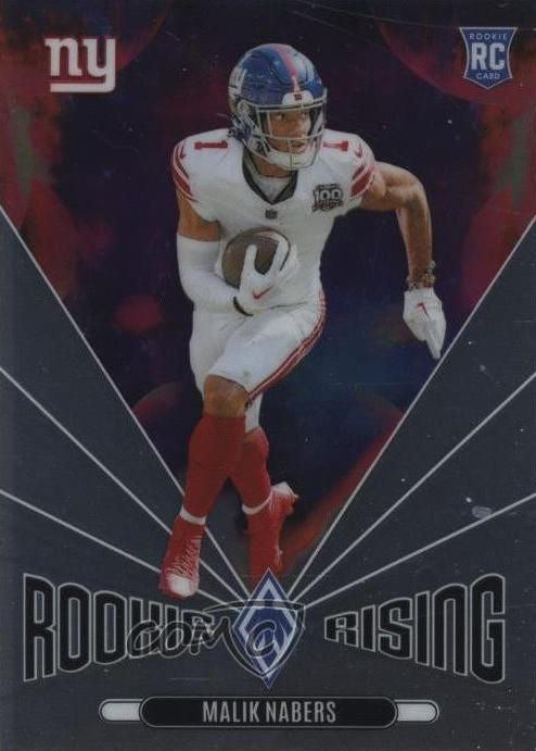 Malik Nabers 2024 Phoenix #RR-MNS Rookie Rising Price Guide - Sports ...