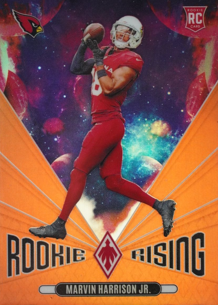 Marvin Harrison Jr. 2024 Phoenix #RR-MHJ Rookie Rising - Orange Price ...