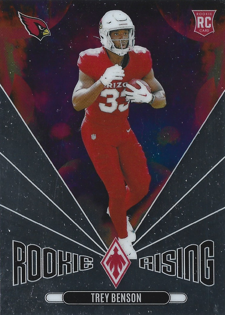 Trey Benson 2024 Phoenix #RR-TBN Rookie Rising Price Guide - Sports ...
