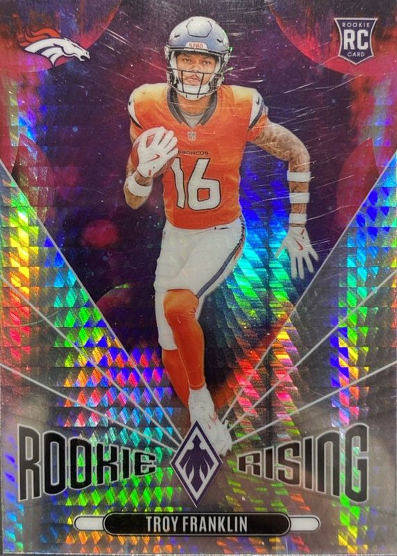 Troy Franklin 2024 Phoenix #RR-TFN Rookie Rising - Hyper Price Guide ...