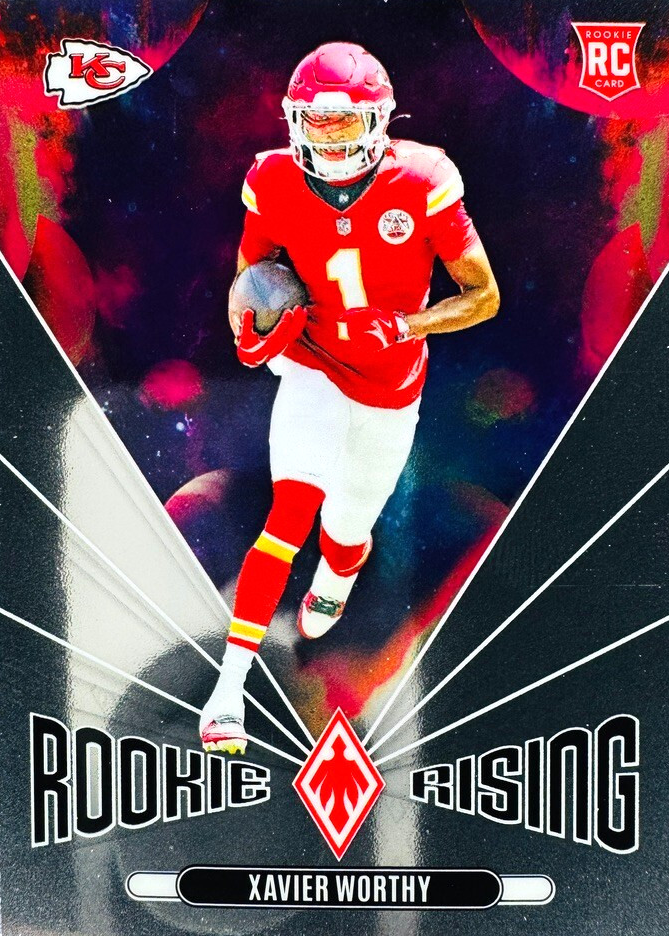 Xavier Worthy 2024 Phoenix #RR-XWY Rookie Rising Price Guide - Sports ...