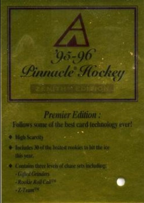 1995 Pinnacle Zenith Samples