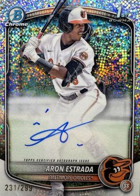 2025 Bowman #CPA-AES Chrome Prospect Auto - Speckle Refractor /299 (1st)