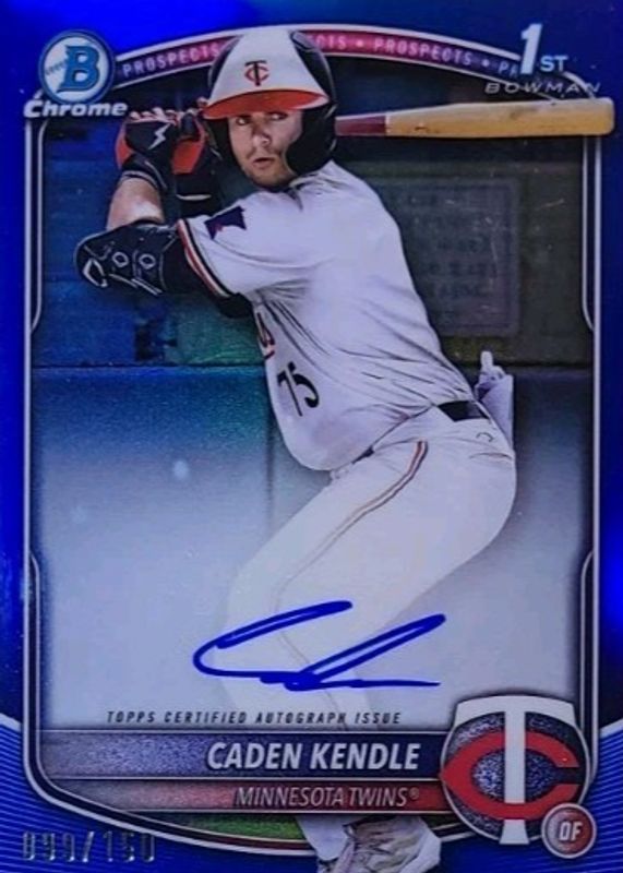 2025 Bowman #CPA-CKE Chrome Prospect Auto - Blue Refractor /150 (1st)