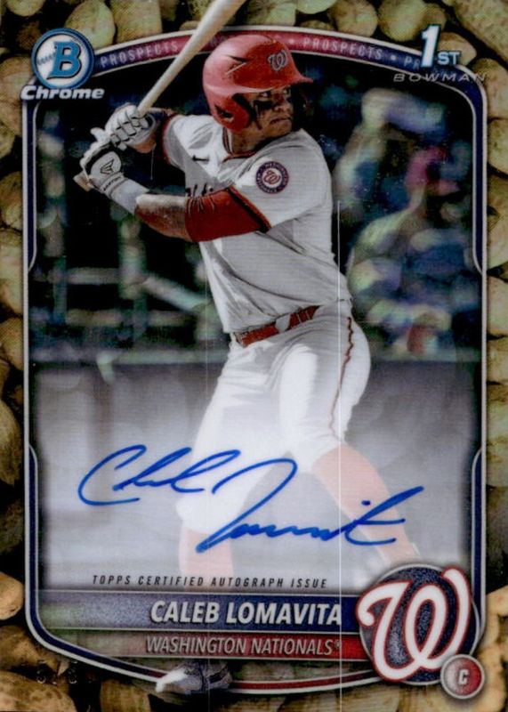 2025 Bowman #CPA-CLO Chrome Prospect Auto - Peanuts Refractor /5 (1st)