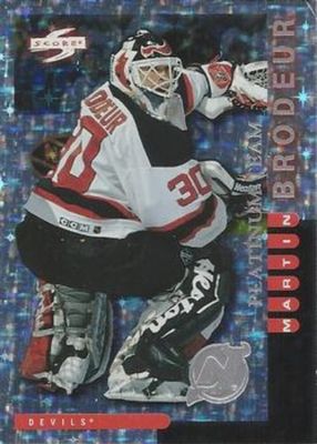1997 Score New Jersey Devils #16 Platinum Team