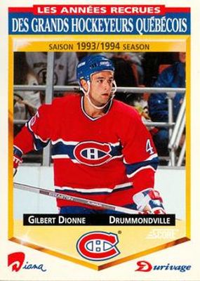 1993 Score Durivage #13 Base