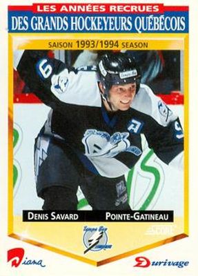 1993 Score Durivage #25 Base