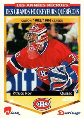 1993 Score Durivage #17 Base