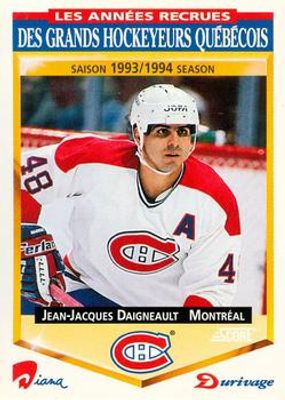 1993 Score Durivage #10 Base