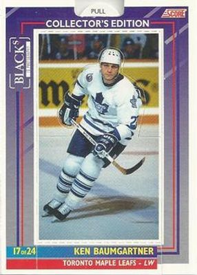 1993 Score Black's Toronto Maple Leafs Pop-Ups #17 Base