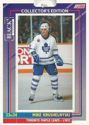 1993 Score Black's Toronto Maple Leafs Pop-Ups #23 Base