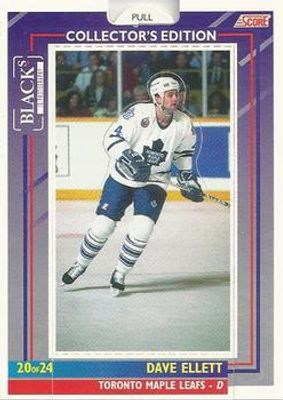 1993 Score Black's Toronto Maple Leafs Pop-Ups #20 Base
