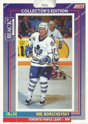 1993 Score Black's Toronto Maple Leafs Pop-Ups #18 Base