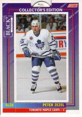 1993 Score Black's Toronto Maple Leafs Pop-Ups #4 Base