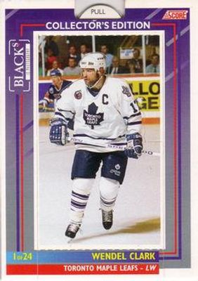 1993 Score Black's Toronto Maple Leafs Pop-Ups #1 Base