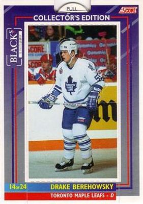 1993 Score Black's Toronto Maple Leafs Pop-Ups #14 Base
