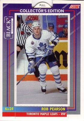 1993 Score Black's Toronto Maple Leafs Pop-Ups #6 Base