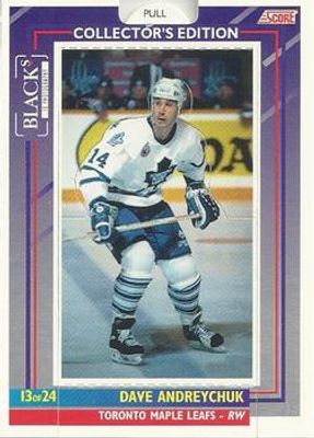1993 Score Black's Toronto Maple Leafs Pop-Ups #13 Base