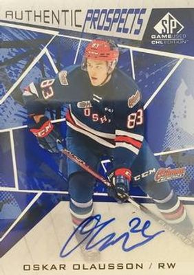2021 SP Game Used CHL #11 Autographs Blue