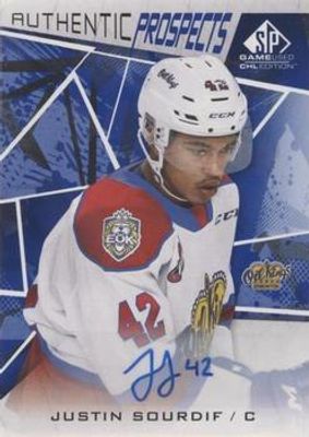 2021 SP Game Used CHL #25 Autographs Blue