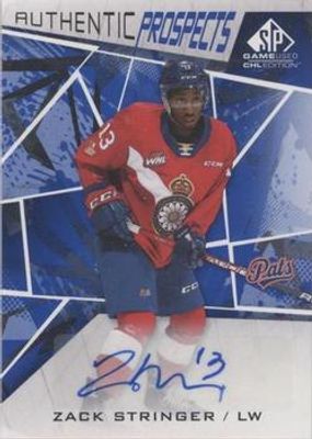 2021 SP Game Used CHL #37 Autographs Blue