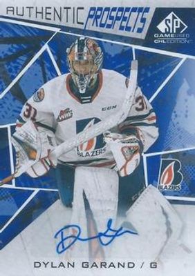 2021 SP Game Used CHL #30 Autographs Blue