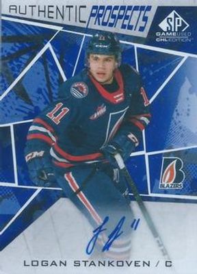 2021 SP Game Used CHL #33 Autographs Blue