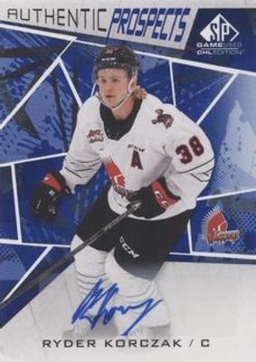 2021 SP Game Used CHL #7 Autographs Blue