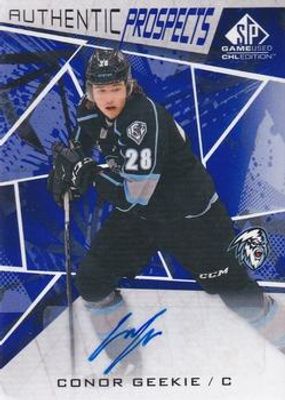 2021 SP Game Used CHL #49 Autographs Blue