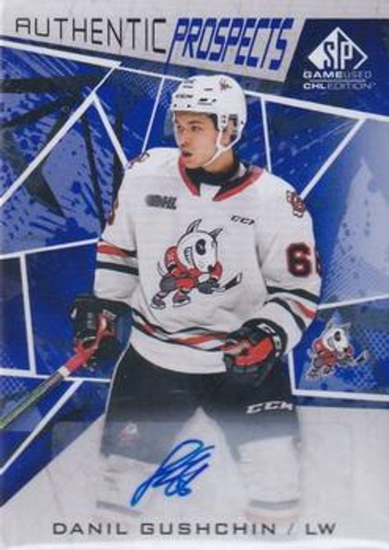 2021 SP Game Used CHL #3 Autographs Blue