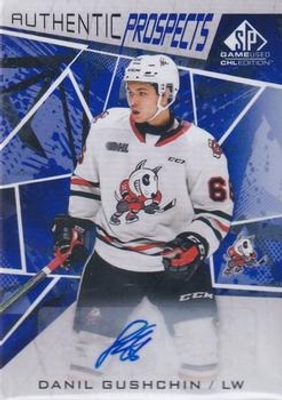 2021 SP Game Used CHL #3 Autographs Blue